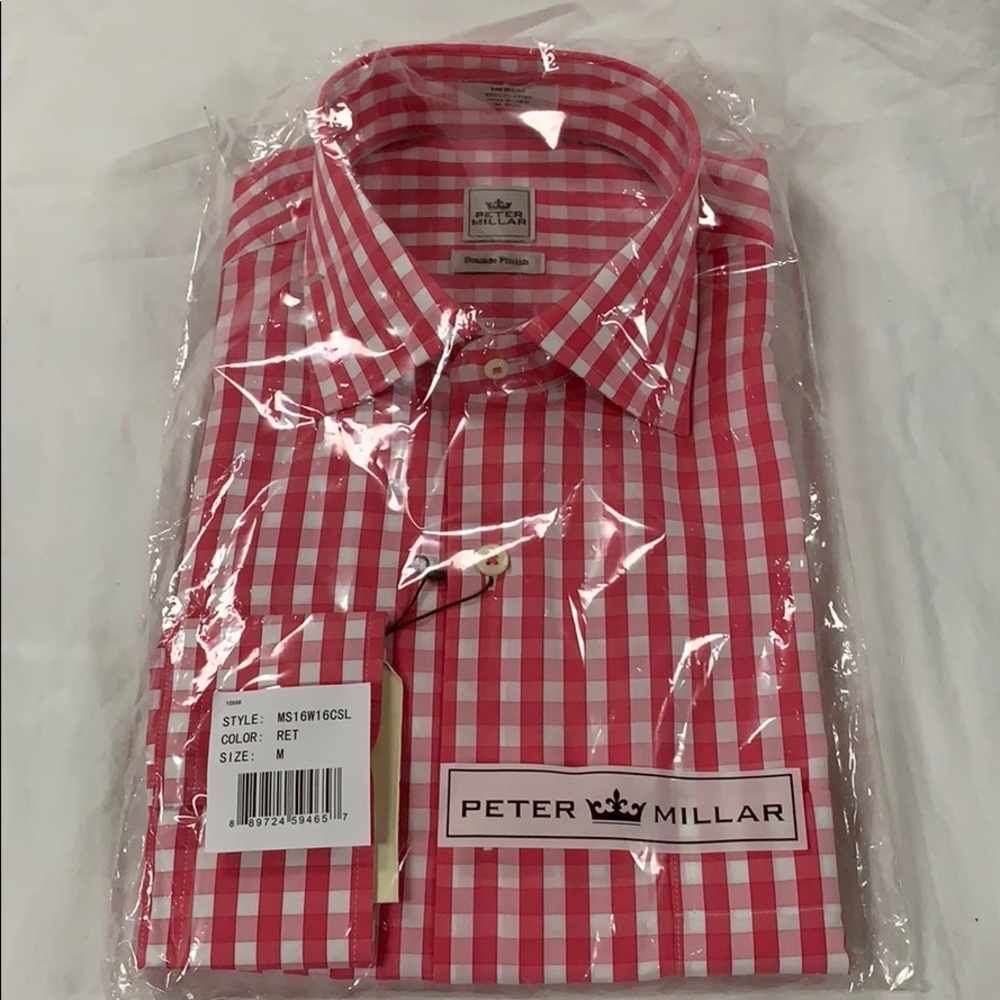 Peter Millar Long Sleeve Button Up (32&34)